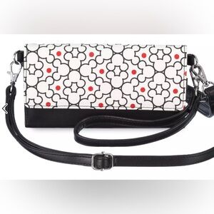 Disney Mickey Mouse Icon Geometric Crossbody Bag New With Tags